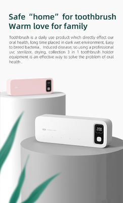 Home Battery UVC Light Sterilizer Smart Wall Mounted Toothbrush Sanitizer