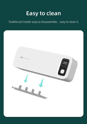 Home Battery UVC Light Sterilizer Smart Wall Mounted Toothbrush Sanitizer