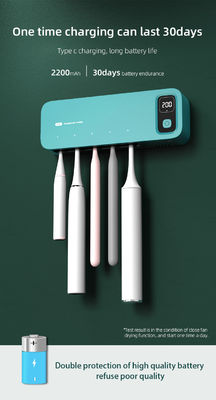 Home Battery UVC Light Sterilizer Smart Wall Mounted Toothbrush Sanitizer