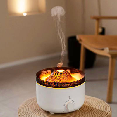 Peaceful Sleep Fire Flame Humidifier with Low Noise Level Less Than 35dB