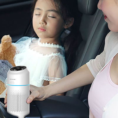 ABS Plastic Car Air Cleaner 50m3/h With Active Oxygen