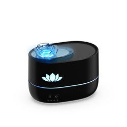 350ml DC 5V Fire Flame Humidifier White Black With Timing
