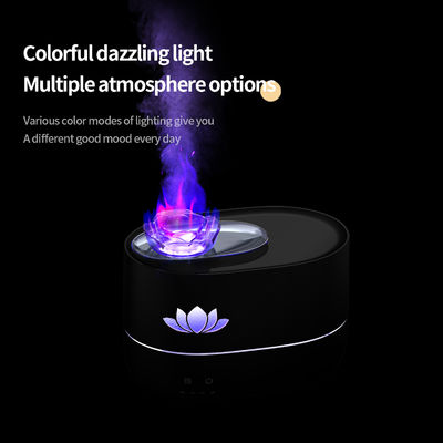 ABS material Fire Flame Humidifier 12W 350ml With Timing