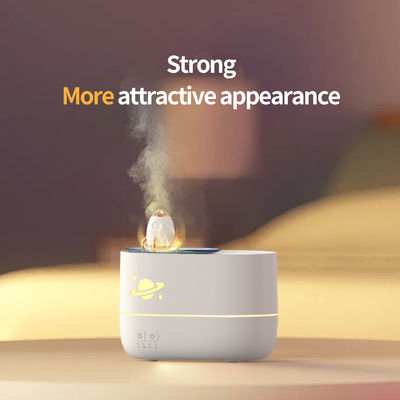 Rocket Air Flame Humidifier 350ml With ABS Material And 8 Hours Working Time