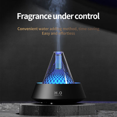 Aromatherapy Flame Air Humidifier 80ml With Adjustable 2/4/6 Hours Timer Setting