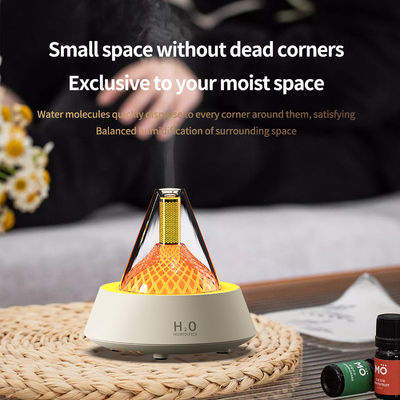 Home Color Flame Aromatherapy Humidifier with 2/4/6 Hours Timer Setting