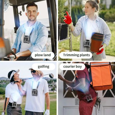 Socool Fan 10000mAh Mini Rechargeable Portable Fan Multifunction Outdoor Emergency Power Clip Waist Fan