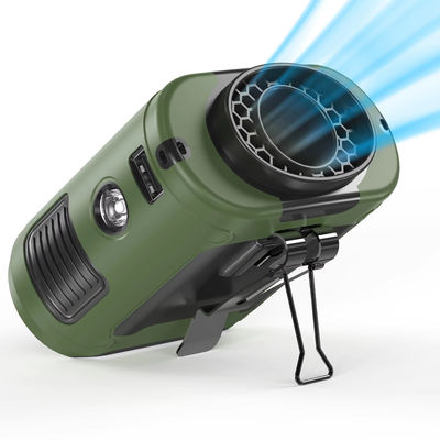 Socool Fan 10000mAh Mini Rechargeable Waist Fan Portable Emergency Power Clip USB Fan With SOS LED Light For Indoor/Outdoor