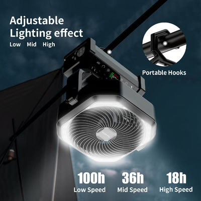 Socool Fan 20000mAh Suspension Desk Fan Remote Controlled with LED Light Rechargeable