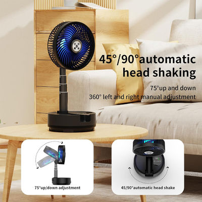 9 Speed Levels LED Adjustable Table Fan Type-C USB Emergency Power Supply Socool Fan 20000mAh with Rechargeable Battery