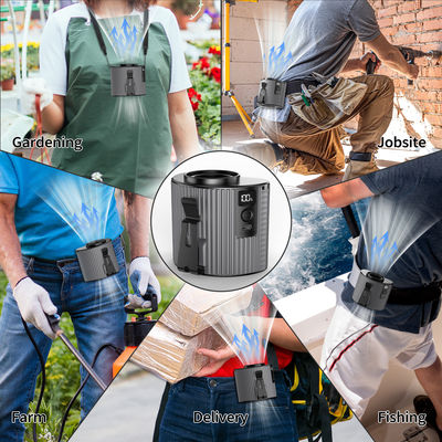 Socool Fan 4000mAh Hanging Neck Fan Portable USB Emergency Power Supply Fan multifunction Freestanding fan