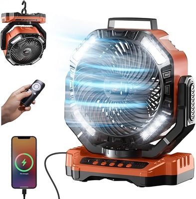 Type-c Power Source Adjustable Mobile Fan for Indoor/Outdoor On-the-Go Cooling