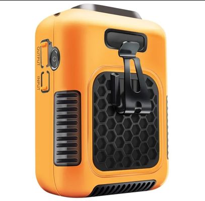 Socool Fan 8000mAh Clip Waist Fan Green Orange Grey Multifunctional Portable Fan 5 Strong Wind Noise Level Less Than 50 DB