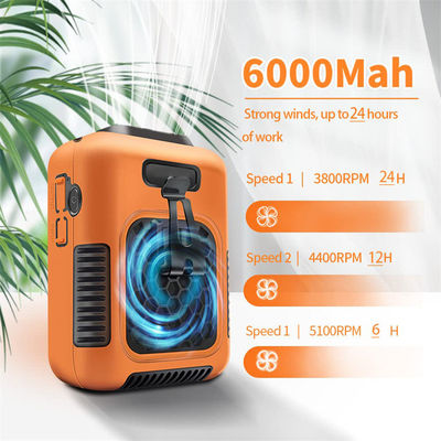 Socool Fan 6000mAh Versatile Personal Fan Features LED Light and Multifunctional Waist Fan