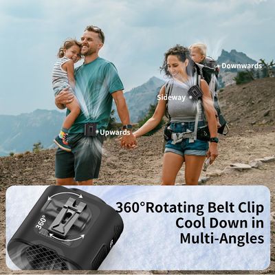Socool Fan 14500mAh Clip Waist Fan Stay Cool On The Move With Our Type-C Adjustable Mobile Fan And Rechargeable Battery Outdoor Turbo Fan
