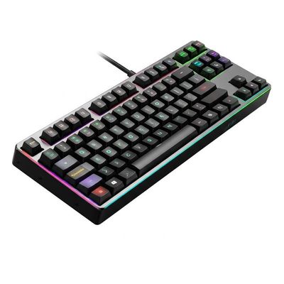 Magnetic Axis Mechanical Keyboard with Long-Lasting Magnetic Axis Switch, OEM Keycap Profile, and Double-Shot Keycap Printing