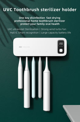 Home Bateria Esterilizador de luz UVC Smart Desinfetante de escova de dentes montada na parede