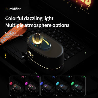 Humidificador de Chama de Fogo de Foguete de Capacidade de 350 ml Com 2/4/6 Horas de Configuração do Timer