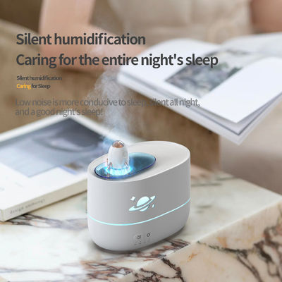 Aromaterapia Fogo de foguete Humidificador de chama com desligamento automático 8 horas de tempo de trabalho