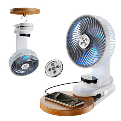 9 Velocidades Clip On Multifuncional Ventilador Portátil Bateria pequena recarregável 20000MAh