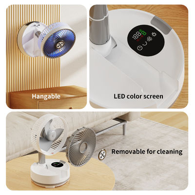 Ventilador Socool 20000mAh Ventilador portátil de acampamento interior e exterior Super vento Super controle remoto silencioso armazenamento conveniente ajustadores esticáveis