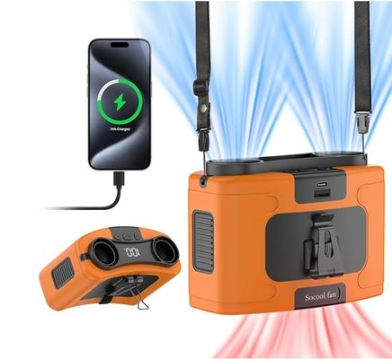 Socool Fan 20000mAh Outdoor Tripod Fan Mini Rechargeable Clip Waist Fan Indoor And Outdoor Turbo Fan