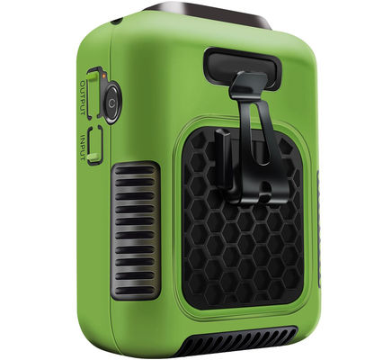 Ventilador Socool 6000mAh Fonte de alimentação Tipo-C Ventilador portátil multifuncional Com Nível de ruído inferior a 50 dB Em Verde Laranja Cinza